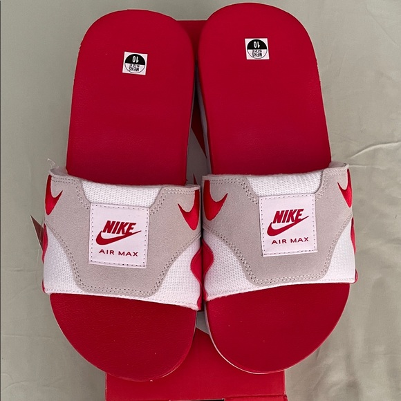 Nike Men's Air Max Slide White/Red
